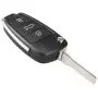  for Audi A2 A3 A4 A6 A6L A8 S5 Q7 TT Remote Flip Folding Car Key Shell HU66 Uncut Blank Blade 3 Buttons Auto Case