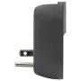 Maxxima 3 Outlet Dual USB Grounded Adaptor Plug 2.4A Port 490 Joules Surge Protector, Gray