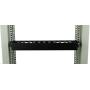Raising Electronics 1U Horizontal Rack Mount Cable Management Unit with Panel Plastic 19'' Rack Mount