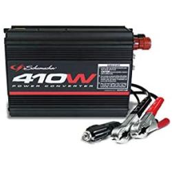 Schumacher XI41B 410 Watt DC to AC Power Inverter with (1) 120V AC Outlet, (1) USB Port Power Directly Connect to Battery