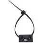 100 Pack Zip Tie Adhesive Mounts Self Adhesive Cable Tie Base Holders with Multi-Purpose Cable Tie (Length 150 mm, Width 2 cm, Black)