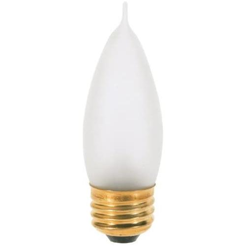 Satco Products S3768 120-Volt 40CA10 Medium Base Frost Light Bulb,Frosted