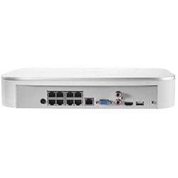 Lorex N842A82 4K Ultra HD 8 Channel 2TB IP Security System Network Video Recorder (NVR) with Smart Motion Detection, Voice Control and Fusion Capabilities, White