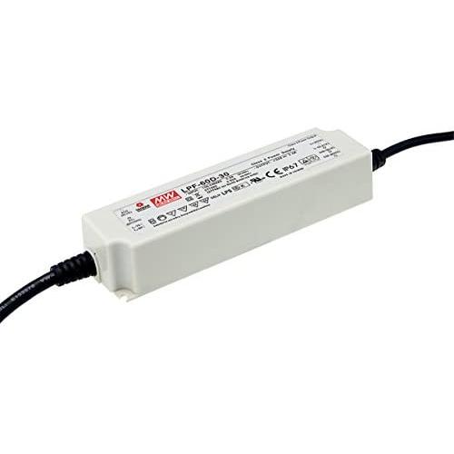MW Mean Well LPF-60D-20 20V 3A 60W Single Output LED Switching Power Supply with PFC
