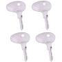 4PCS 123243 Key for Mitsubishi BD2 Series Dozers International Older M Series Kubota Tractors CAT Caterpillar Forklifts & Kumiai