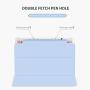 KenKe iPad 2018/2017 Case with Pencil Holder,Smart Trifold Stand Lightweight Protective Soft Silicone Smart Trifold Stand Cover Auto Sleep/Wake for iPad 6th / 5th Generation Case 9.7 inch -White ice