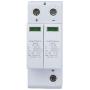 Voltage Surge Arrester Device, 2P Surge Protective Device DC Photovoltaic Lightning Protector Low-voltage Arrester 3.0KV (2P20KA)