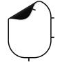 Selens Black White Backdrop 59x39.3inches Pop Up Collapsible Background with Carrying Bag for YouTube Streaming Photo Studio Product Photography