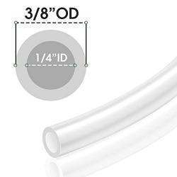 Tailonz Pneumatic Air Line 3/8 inch od White Pneumatic Nylon Tube 32.8ft Air Brake Tubing Nylon Hose