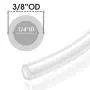Tailonz Pneumatic Air Line 3/8 inch od White Pneumatic Nylon Tube 32.8ft Air Brake Tubing Nylon Hose