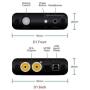 Audioengine D1 24-Bit DAC, Premium Desktop Digital to Analogue Converter & Headphone Amplifier