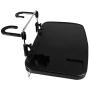 Xindell Steering Wheel Tray -Car Mount Laptop Stand Table Foldable Passenger Seat Desk for Food Eating Drink Notebook Cup Holder (Black)