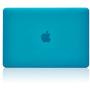 TOP CASE - Classic Series Rubberized Hard Case Compatible MacBook 12'' Retina Display Model A1534 (Release 2015) - Aqua Blue