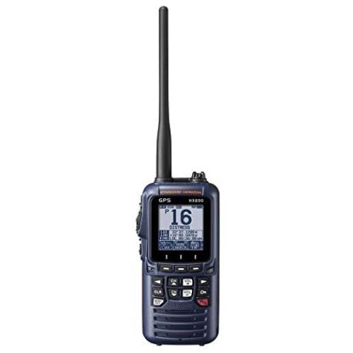 Standard Horizon HX890 Handheld VHF Navy Blue - Floating 6 Watt Class H DSC Two Way Radio