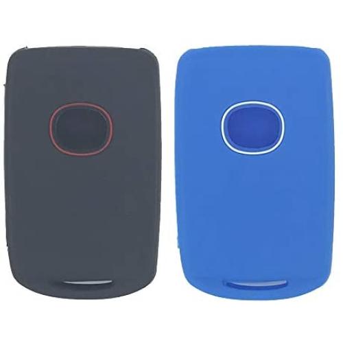 LemSa 2pcs Rubber Key Case Fob Cover Glove Skin Jacket Keyless Entry Protector Bag Compatible with Mazda 3 CX-30 CX-5 Mazda 6 2019 2020 WAZSKE11D01, Black+Blue LemSa 2pcs Rubber Key Case Fob Cover Glove Skin Jacket Keyless Entry Protector Bag Compatible with Mazda 3 CX-30 CX-5 Mazda 6 2019 2020 WAZSKE11D01, Black+Blue