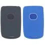 LemSa 2pcs Rubber Key Case Fob Cover Glove Skin Jacket Keyless Entry Protector Bag Compatible with Mazda 3 CX-30 CX-5 Mazda 6 2019 2020 WAZSKE11D01, Black+Blue