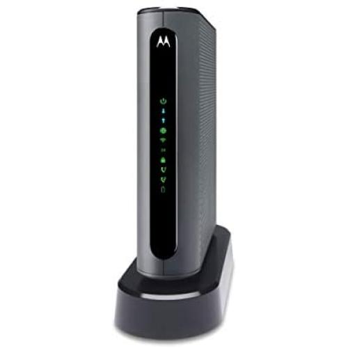 Motorola MT7711 24X8 Cable Modem/Router with Two Phone Ports, DOCSIS 3.0 Modem, and AC1900 Dual Band WiFi Gigabit Router, for Comcast XFINITY Internet and Voice
