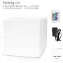 Mr.Go 14-inch 35cm Rechargeable LED Color Cube Light Seat W/Remote Control Magic RGB Color Changing Side Table Stool Home Bedroom Patio Pool Party Mood Lamp Night Light Romantic Decorative Lighting Mr.Go 14-inch 35cm Rechargeable LED Color Cube Light Seat W/Remote Control Magic RGB Color Changing Side Table Stool Home Bedroom Patio Pool Party Mood Lamp Night Light Romantic Decorative Lighting