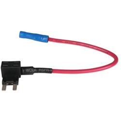 WINOMO 10PCS ATS Fuse Adapter ACS Tap Dual Circuit Adapter Holder with 15A Blade Fuse