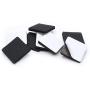 GorillaPads CB150 Non Slip Furniture Pads/Rubber Grips (Set of 8) Self Adhesive Furniture Feet Floor Protectors, 1-1/2 inch Square, Black