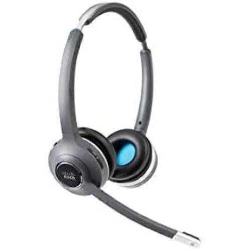Cisco Headset 561, Wireless Dual On-Ear DECT Headset with Standard Base for US & Canada, Charcoal, 1-Year Limited Liability Warranty (CP-HS-WL-562-S-US=)