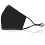 SONOVIA SonoMask Men Face Mask Nose Clip Inside wire Reusable Dual Layer Face Masks, Made in Israel (3, Black Head Strap For Men)