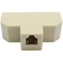 ZRM&E Telephone Junction Box 6P4C Telephone Distributor 4 Way Telephone Splitter 1 Female to 3 Female