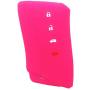 Ezzy Auto Blue and Rose Silicone Rubber Key Fob Case Key Cover Key Jacket Skin Protector fit for UX NX RX GX LX is ES GS LS