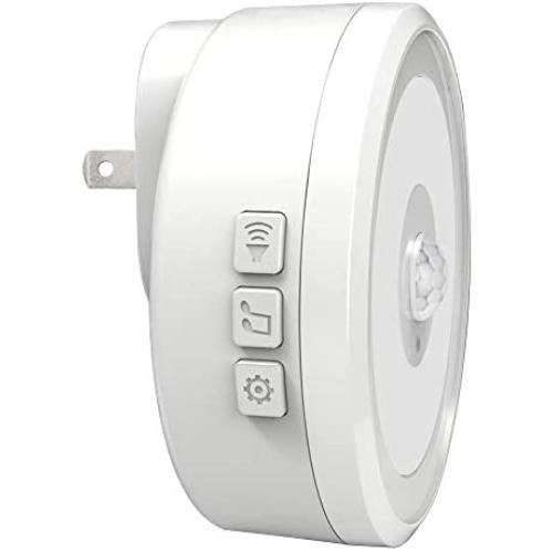WiFi Video Doorbell Receiver, YIROKA Camera Video Chime with 58 Ringtones, 4 Adjustable Volume Levels, Night Light, White Receiver(Doorbell Receiver only)