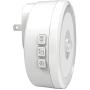 WiFi Video Doorbell Receiver, YIROKA Camera Video Chime with 58 Ringtones, 4 Adjustable Volume Levels, Night Light, White Receiver(Doorbell Receiver only)