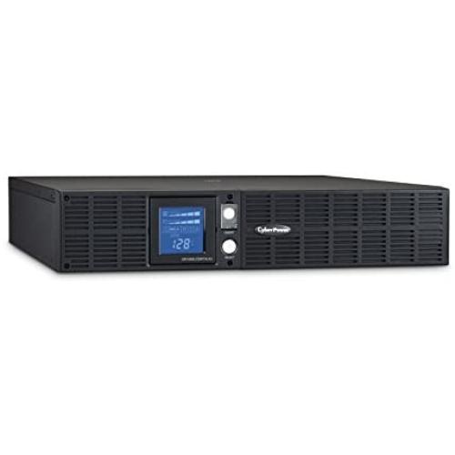 CyberPower OR1500LCDRTXL2U Smart App LCD UPS System, 1500VA/1125W, 8 Outlets, AVR, 2U Rack/Tower Black