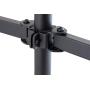 Gladiator Joe Heavy Duty Dual/Two Desktop Monitor Mount/arm VESA Compatible | Fully Adjustable articulating arm | Supports Heavy Monitors | 13 to 32 inch | 17.6 lb Each arm | Black Steel