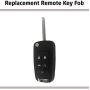 Keyless Entry Remote Key Fob & Silicone Cover fit Buick Allure Encore Lacrosse Regal Verano, Chevy Camaro Cruze Equinox Impala Malibu Sonic GMC Terrain 2010 2011 2012 2013 2014 2015 2016 2017