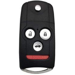 Uncut Keyless Entry Remote Control Car Key Fob Shell Case for Accord Acura MDX Acura RDX Acura TL Acura TSX Acura ZDX