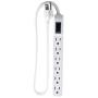 GoGreen Power GG-16103MIN 6 Outlet Mini Surge Protector, White