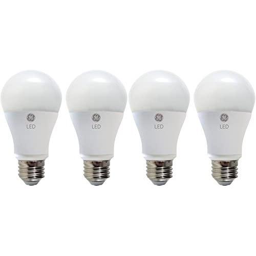 GE LED Light Bulb, A19, 40-Watt Replacement, Soft White, 4-Pack LED Light Bulbs, Medium Base, Dimmable