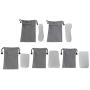 5PCS/Set Dental Photography Double-Sided Mirrors Tools Glass Reflector Mouth Mirror Teeth Whitening Tool