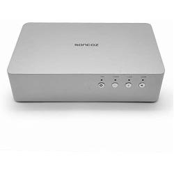 SONCOZ LA-QXD1(Silver) Digital HiFi Audio Converters (DAC) with XLR Fully Balanced