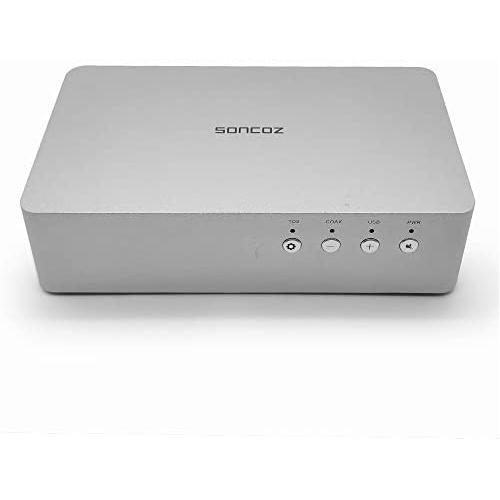 SONCOZ LA-QXD1(Silver) Digital HiFi Audio Converters (DAC) with XLR Fully Balanced