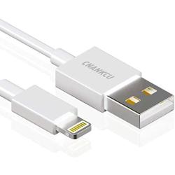 CNANKCU iPhone Charger,MFi Certified Lightning Cable 5 Pack(3-3-6-6-10ft) Durable High-Speed Charging & Data Syncing Cord Compatible iPhone 11/Pro/Xs Max/XR/X/8/8Plus and More -White