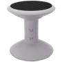 Storex Active Tilt Stool, Ergonomic Seating for Flexible Office Space and Standing Desks, Adjustable 12-24 Inch Height, Gray (00322U01C)