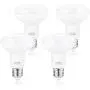 Flood Light Bulb, E26 Base, BR25 LED Bulb for Indoor/Outdoor Downlight Recessed Can Light, Dimmable, 9W=75W, 2700K Warm White Bulb, 900LM, 4-Pack