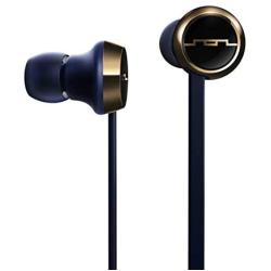Sol Republic Shadow Bluetooth Wireless Noise Cancelling Neckband Headphones, Navy/Gold