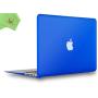 UESWILL Smooth Matte Hard Shell Case Cover Compatible with MacBook Air 11 inch (Model A1370 / A1465) + Microfibre Cleaning Cloth, Royal Blue