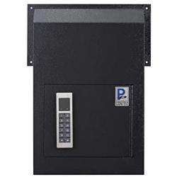 Protex WSS-159E II Through The Door Drop Box with Electronic Lock, Black