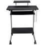 Techni Mobili Compact Computer Cart With Storage, Graphite