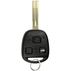 KeylessOption Keyless Entry Remote Fob Uncut Car Master Ignition Key for Lexus ES330 LS430 SC430, HYQ12BBT