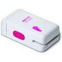 Mini Electric Shredder Portable Paper Shredder,Compact 3 in 1 Shredder,Security Stamp for Personal Identity,Electric Letter Opener,Home Office Desktop Stationery(White)