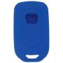 LemSa 2pcs Silicone 5 Buttons Smart Key Fob Cover Remote Keyless Entry Bag Compatible with Honda Civic Accord Pilot CR-V Pilot EX EX-L 2019 2018 2017 2016 2015 A2C81642600, Black/Blue