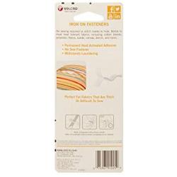 Velcro(R) Brand Iron-On Rectangles 3/4''X1'' 12/Pkg, White